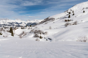 Ski area on the Fideriser Heubergen in the canton of Graubünden, Switzerland Ski area on the Fideriser Heubergen in the canton of Graubünden, Switzerland